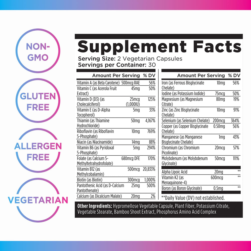 Alpha Lipoic Acid and other essential nutrients included in Livingood Daily multivitamin
