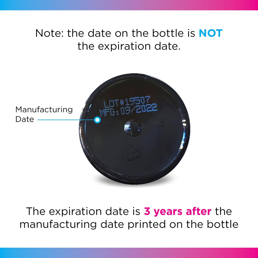 Serving suggestion showing two softgels