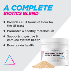 Ingredients shot showing Organic Blue Agave Inulin for prebiotics