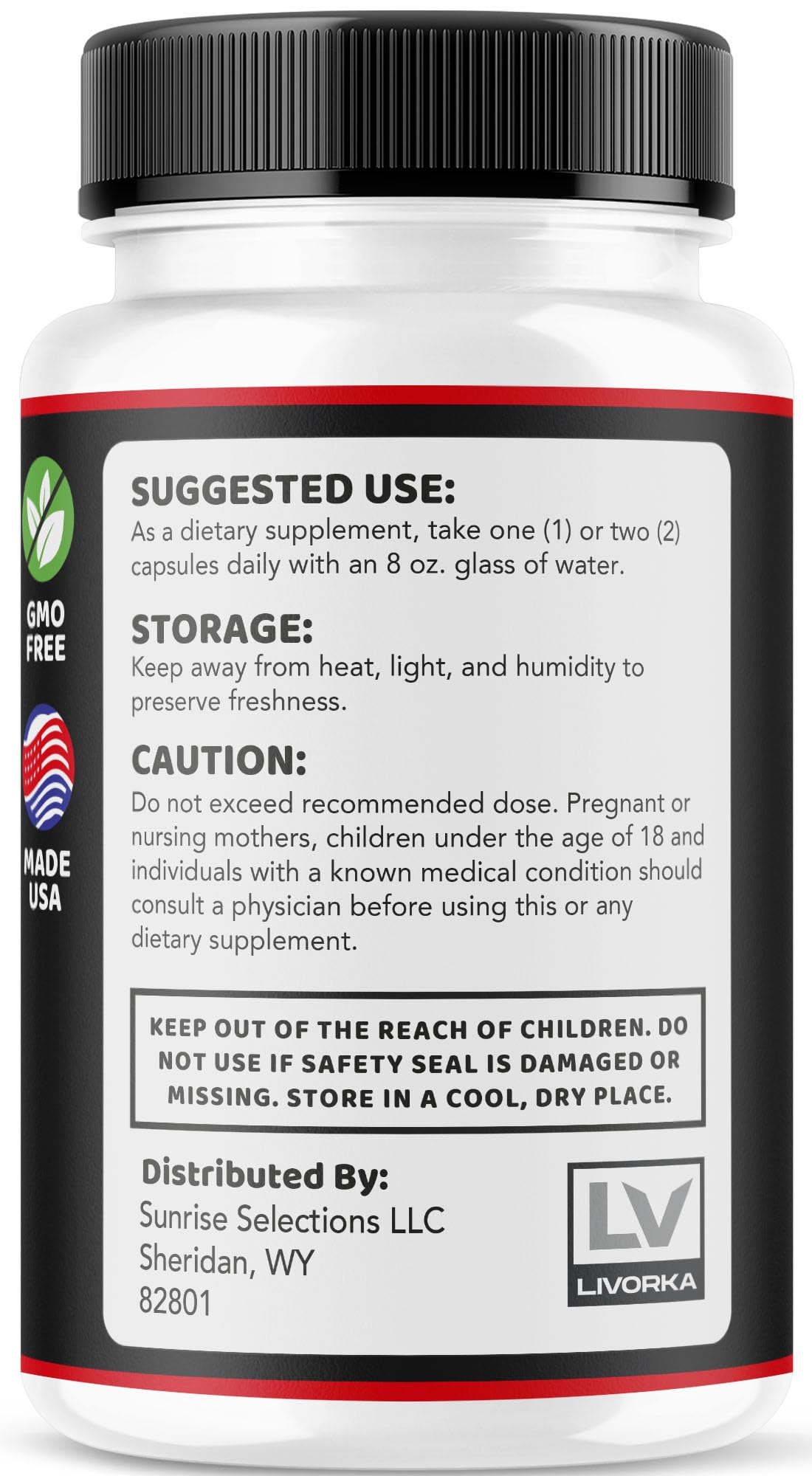 LIVORKA Eros Power pills on table — discreet daily support.