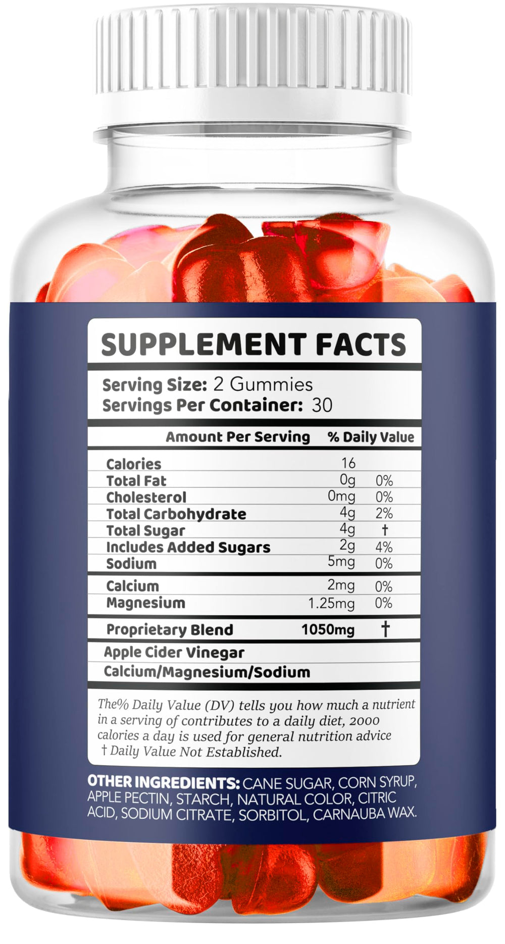 60 gummies per bottle Health Rise Keto ACV Gummy packaging