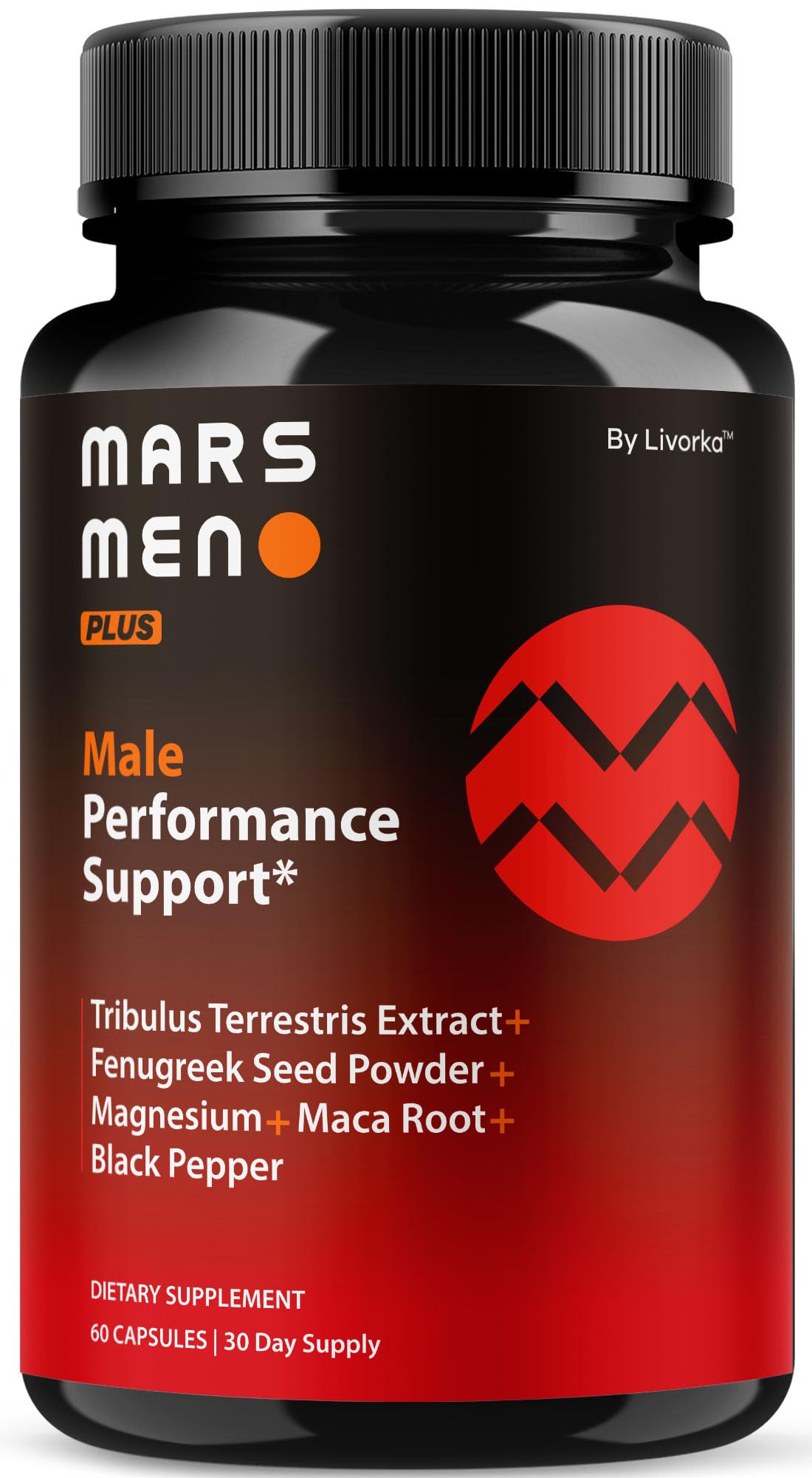LIVORKA Mars Men Plus bottle with 60 capsules