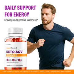 LIVORKA Rapid Ripped ACV Gummies closeup shows chewy texture and tangy flavor.