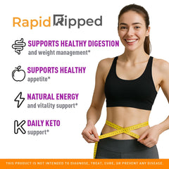 LIVORKA Rapid Ripped Keto Plus ACV Gummies pack for on-the-go wellness.