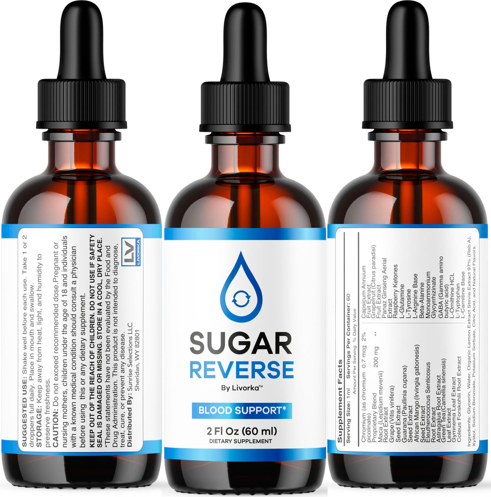 LIVORKA Sugar Reverse Drops official branding and logo