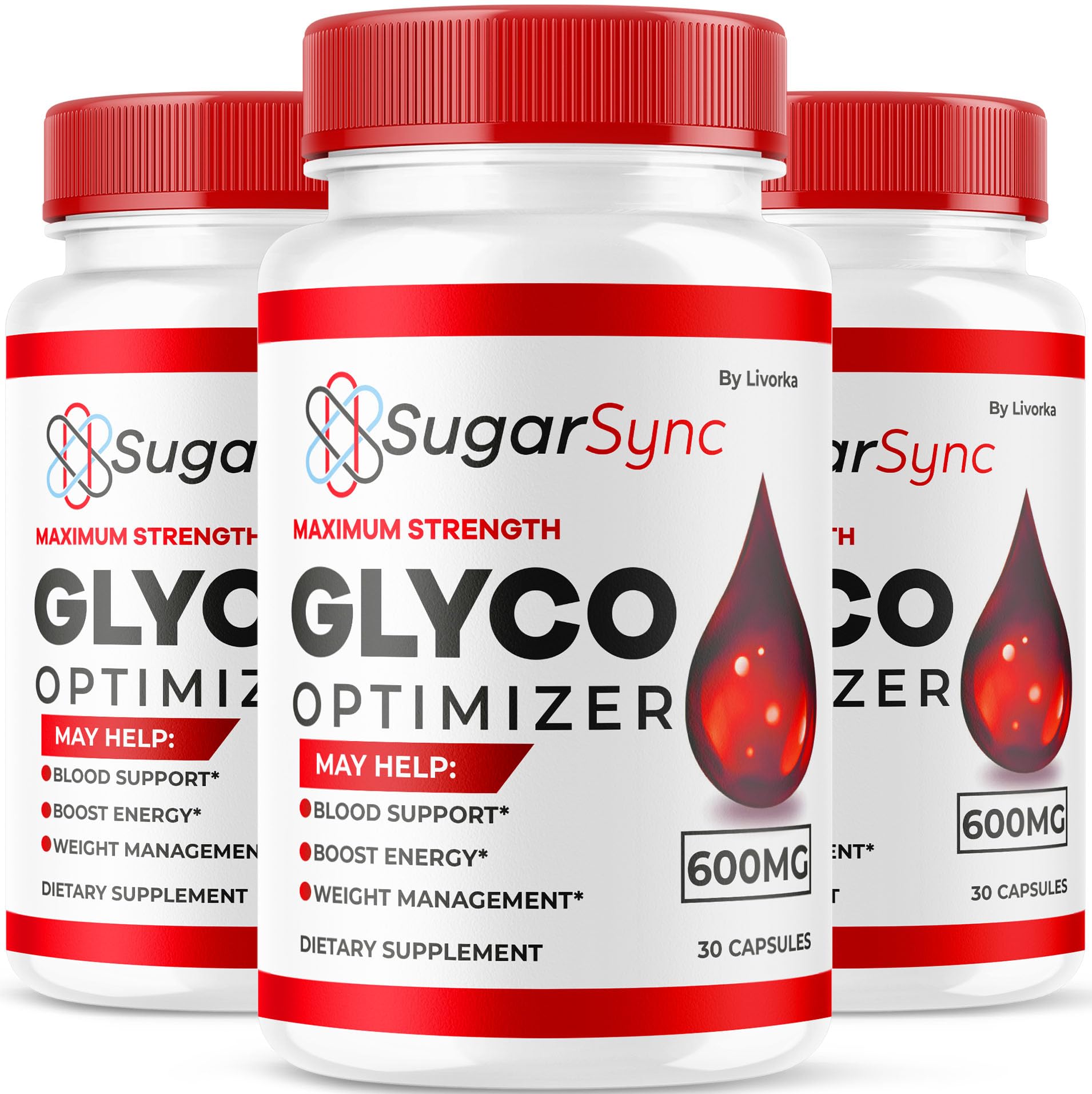 LIVORKA Sugar Sync Glyco Optimizer 3 Pack hero image