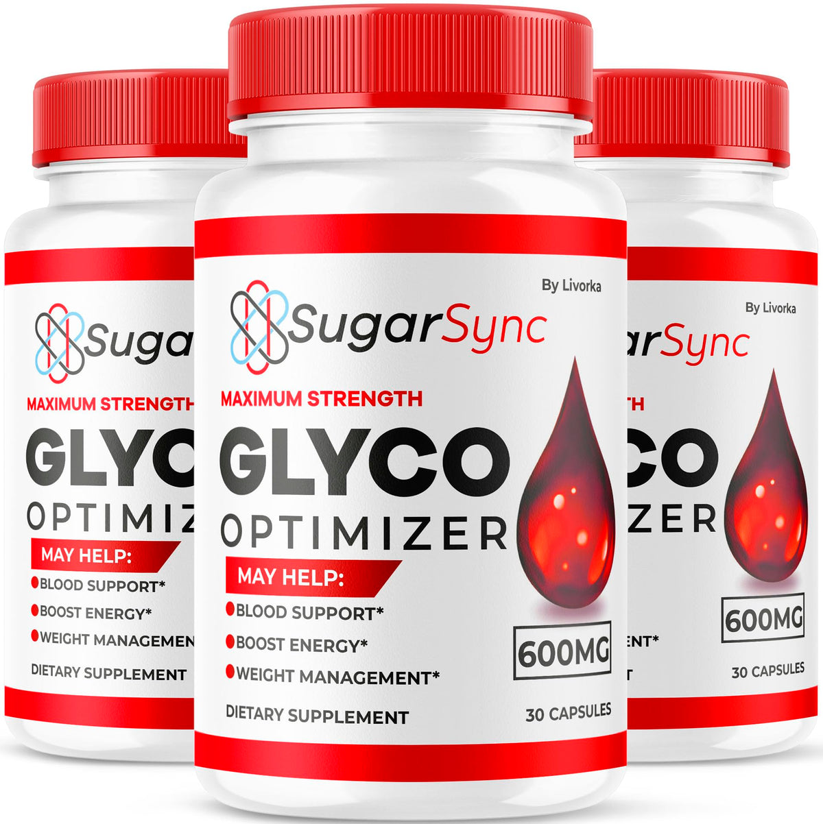 LIVORKA Sugar Sync Glyco Optimizer 3 Pack hero image