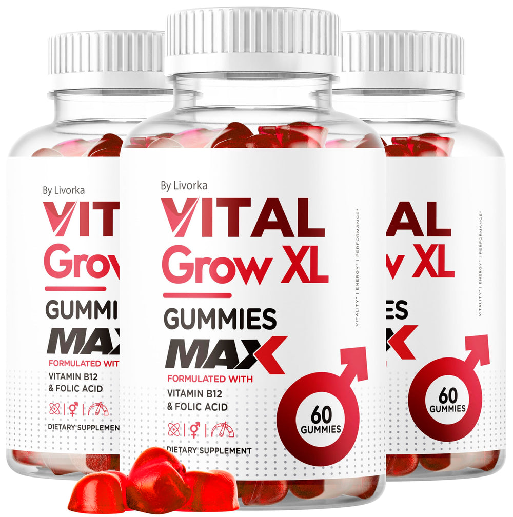 LIVORKA Vital Grow XL 3-pack front view supports daily vitality
