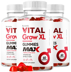 LIVORKA Vital Grow XL 3-pack front view supports daily vitality