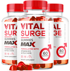 LIVORKA Vital Surge bottle front with 180 gummies for daily vitality.