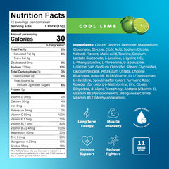 LivPur Electrolyte Drink Mix cool-lime packet dissolving in water for quick refreshment.
