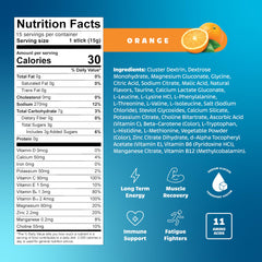 LivPur hydration in a glass with orange flavor for refreshing, easy mixing.