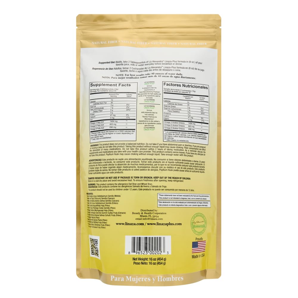 Liz Alexandra Linaza Plus powder-scoop ready to blend into juice or water for a nutritious boost