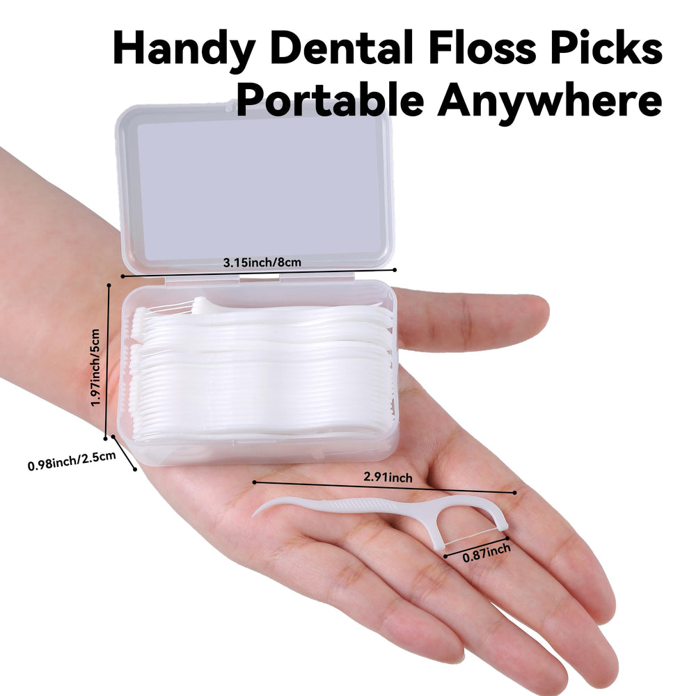 Sealed resealable box of LJIACLEA floss picks