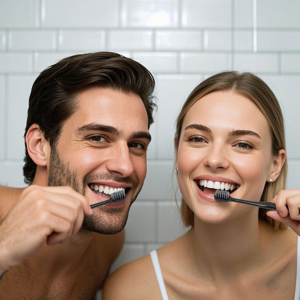 Individually wrapped toothbrush and toothpaste