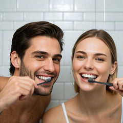 Individually wrapped toothbrush and toothpaste