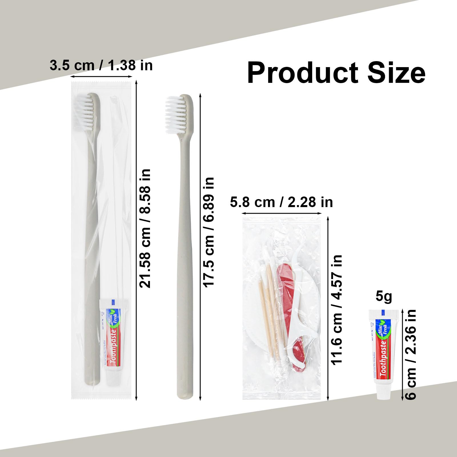 Compact travel bathroom essentials for hotel and home use