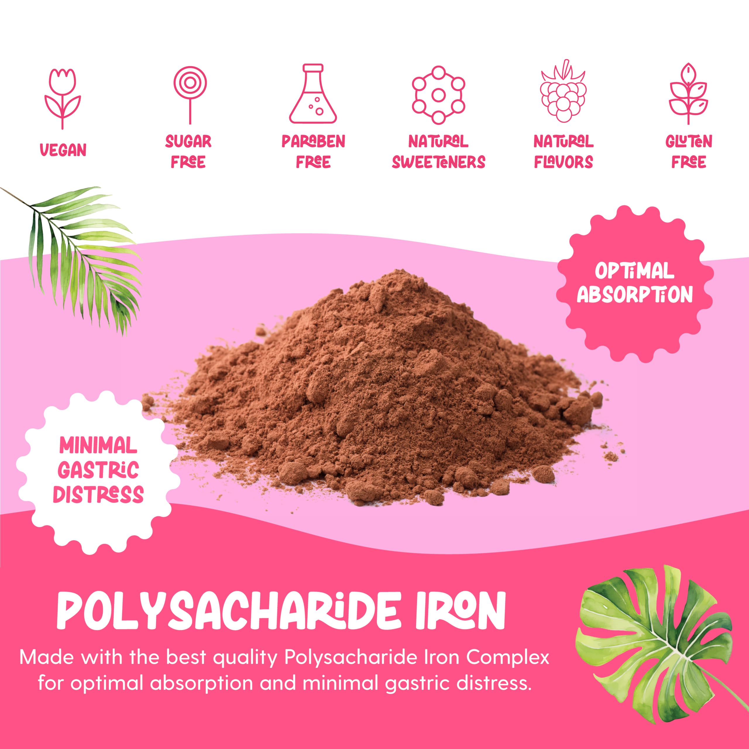 Llorens Iron Drops bottle with dropper showing form