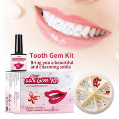 C shaped lip support and LED light