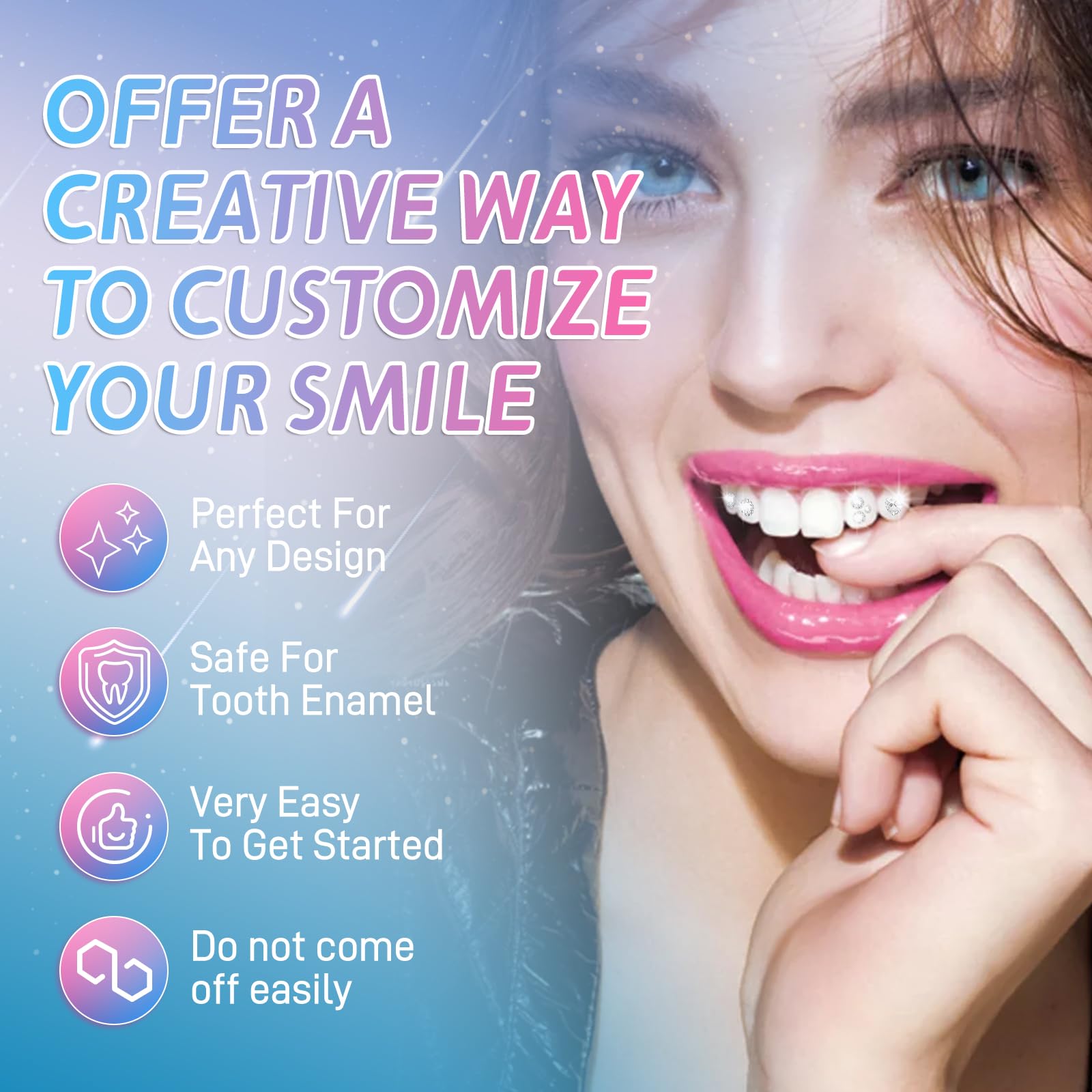C shaped lip support included in the kit