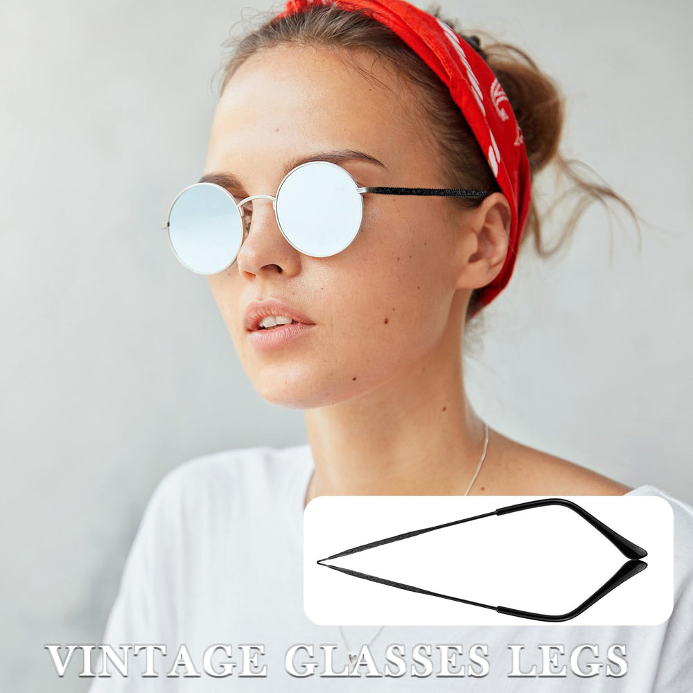 LNQ Lunqi black metal eyewear temple replacement – durable metal finish