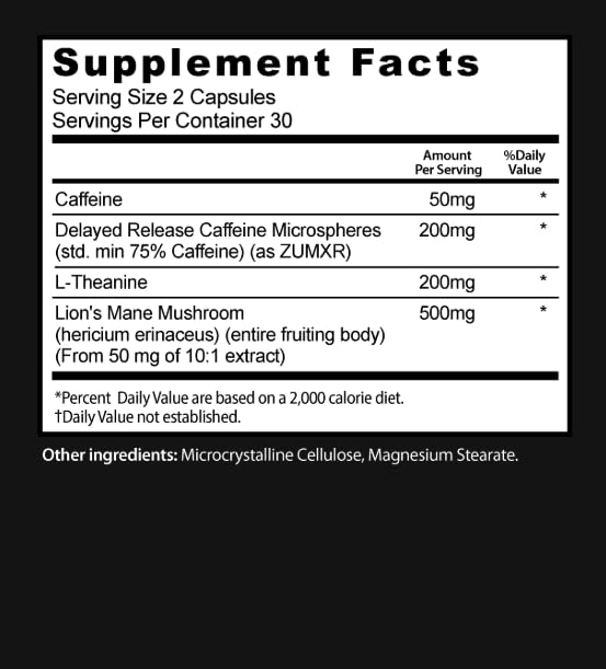 Locked-In Labs pills on desk illustrate easy two-per-dose daily use.