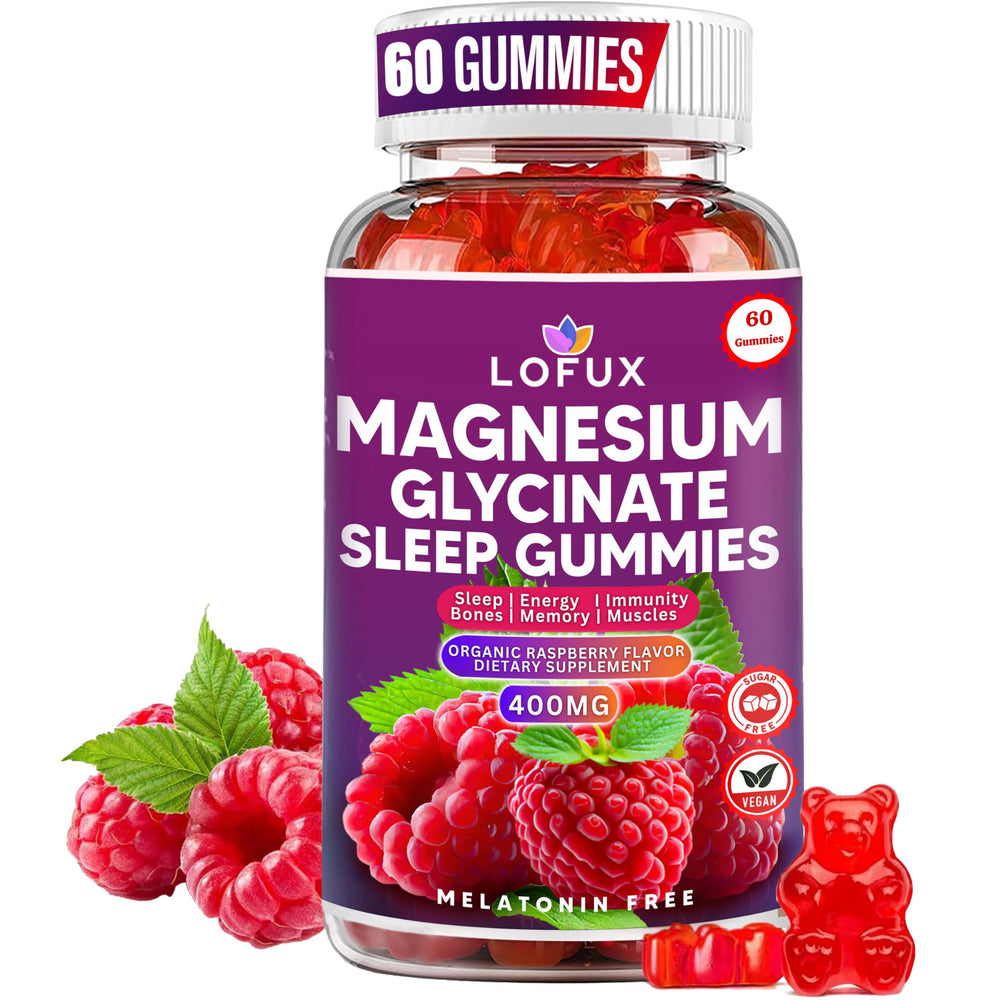 Main product image for Lofux Magnesium Glycinate Gummies 400mg 60 count