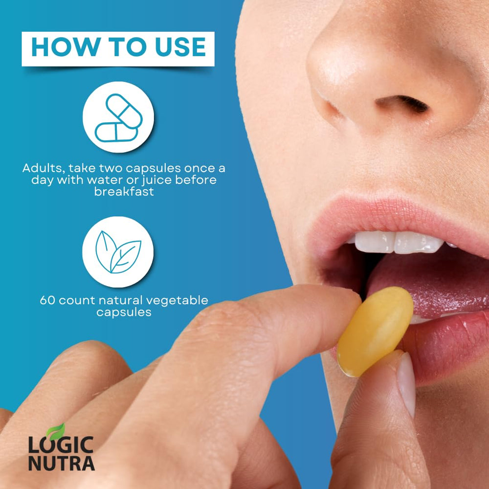 Vegan, non-GMO certification icons for Fisetin supplement