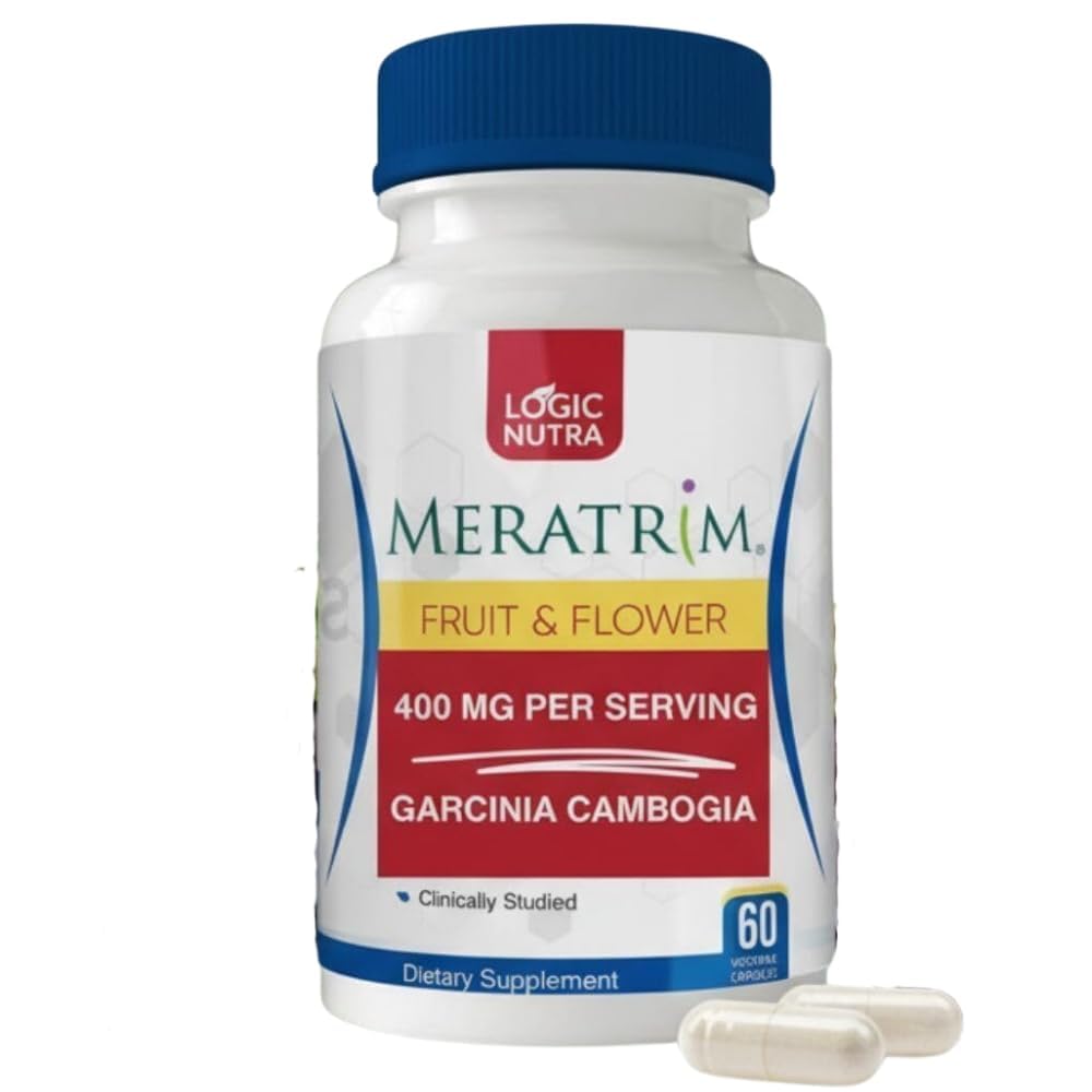 Logic Nutra Meratrim bottle front shows stimulant-free metabolism support for daily use.