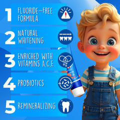 LOL Kid Toothpaste with probiotics and xylitol for kids