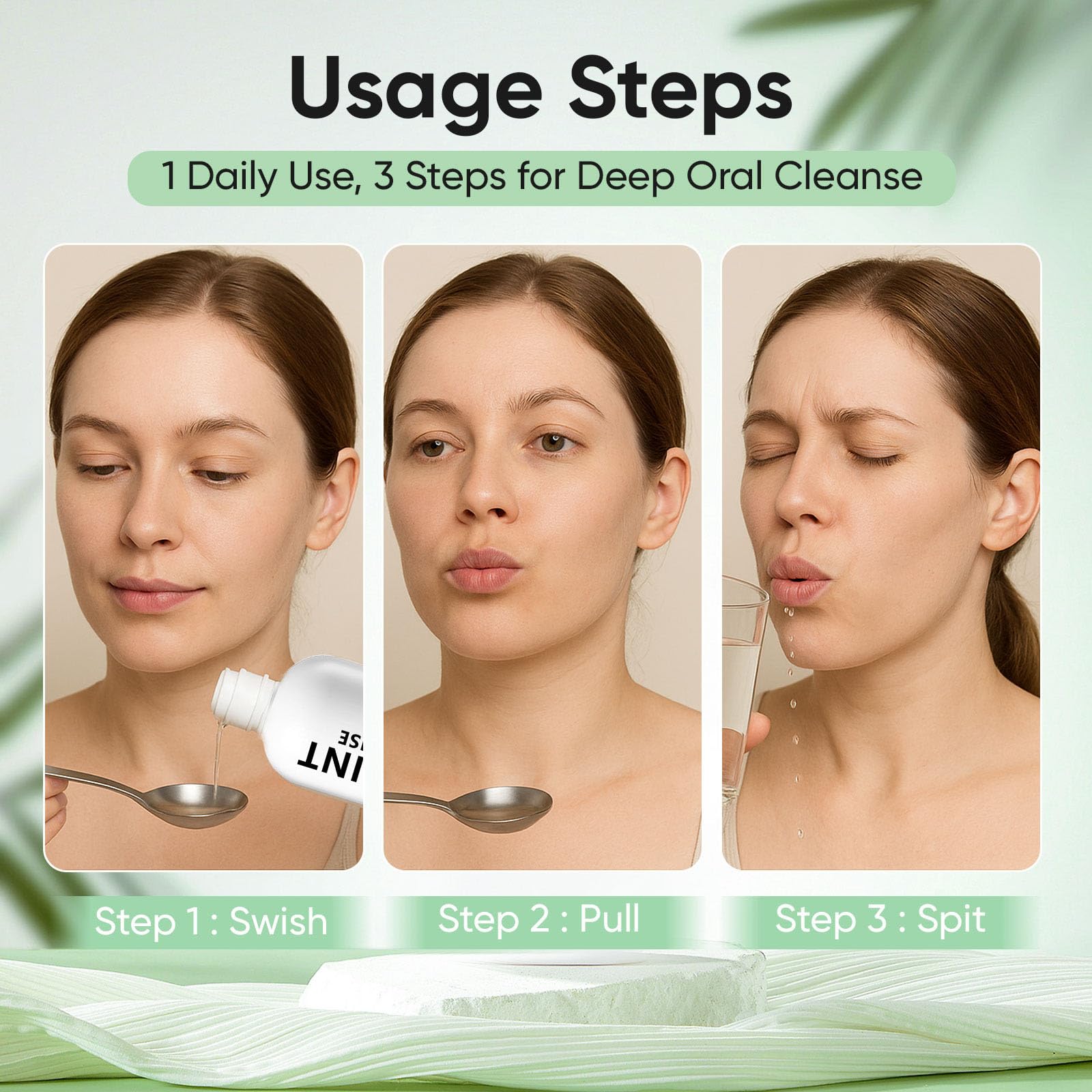 Mouthwash with long-lasting fresh breath