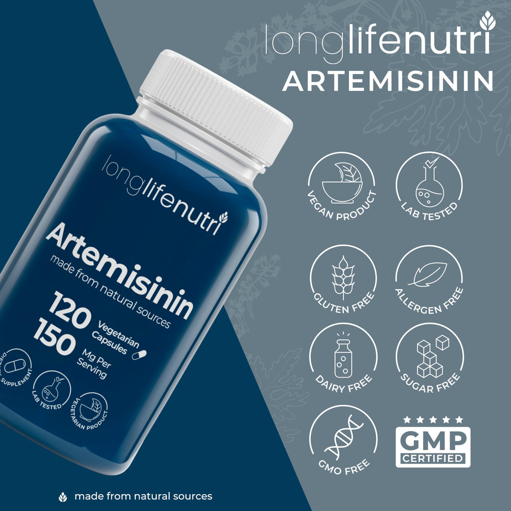 Artemisia Annua leaves illustrating Artemisinin source