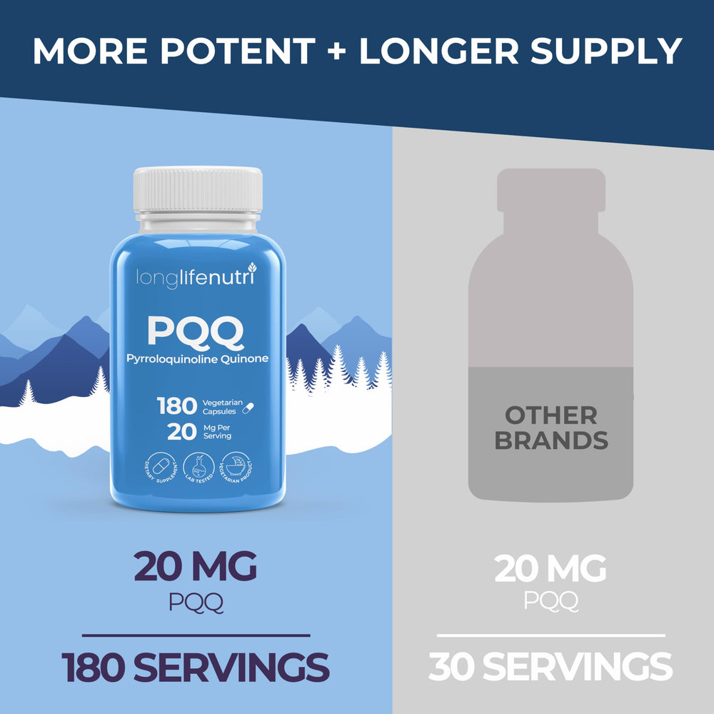 Bottle showing 180 vegetarian capsules