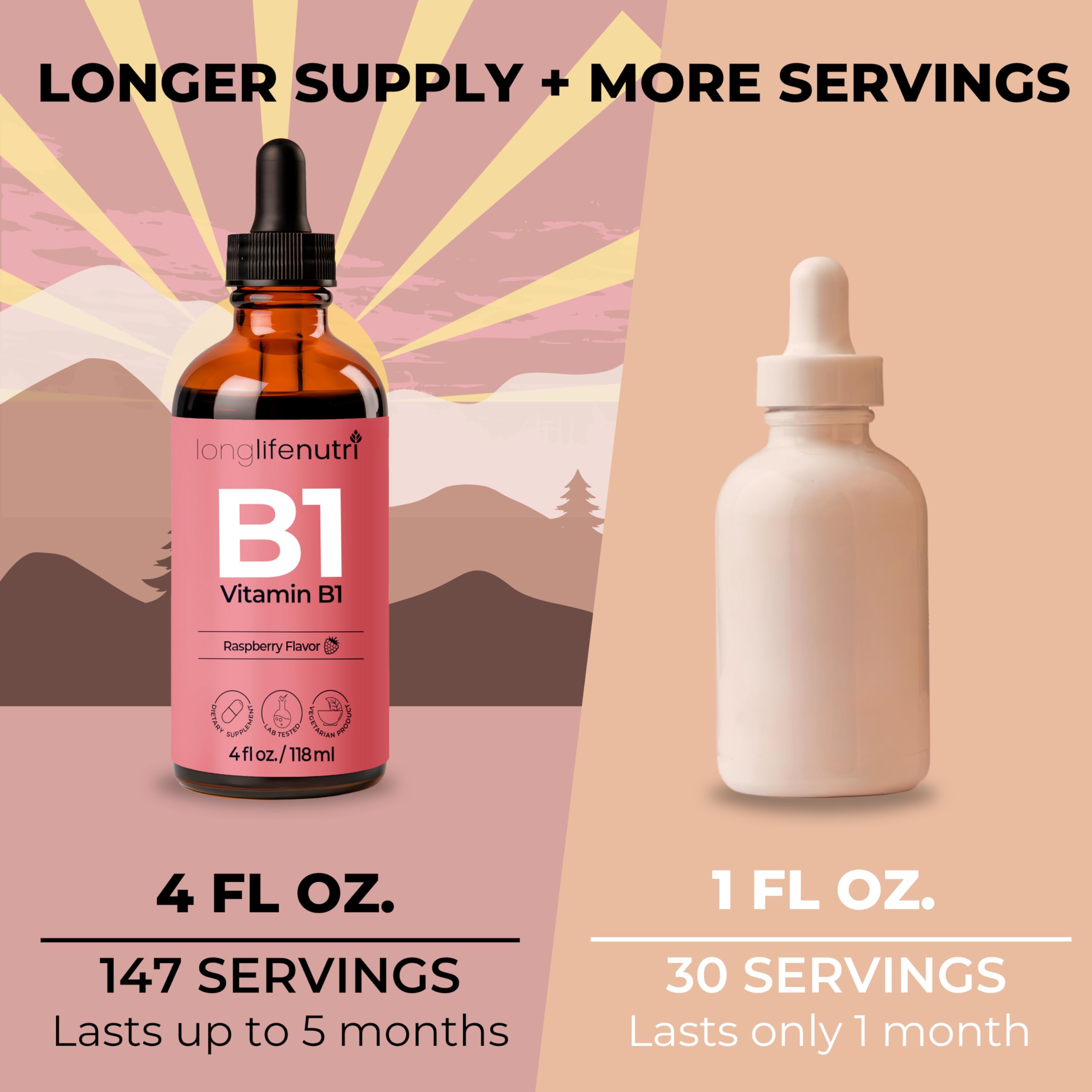 Ingredients and purity focus for Vitamin B1 liquid drops