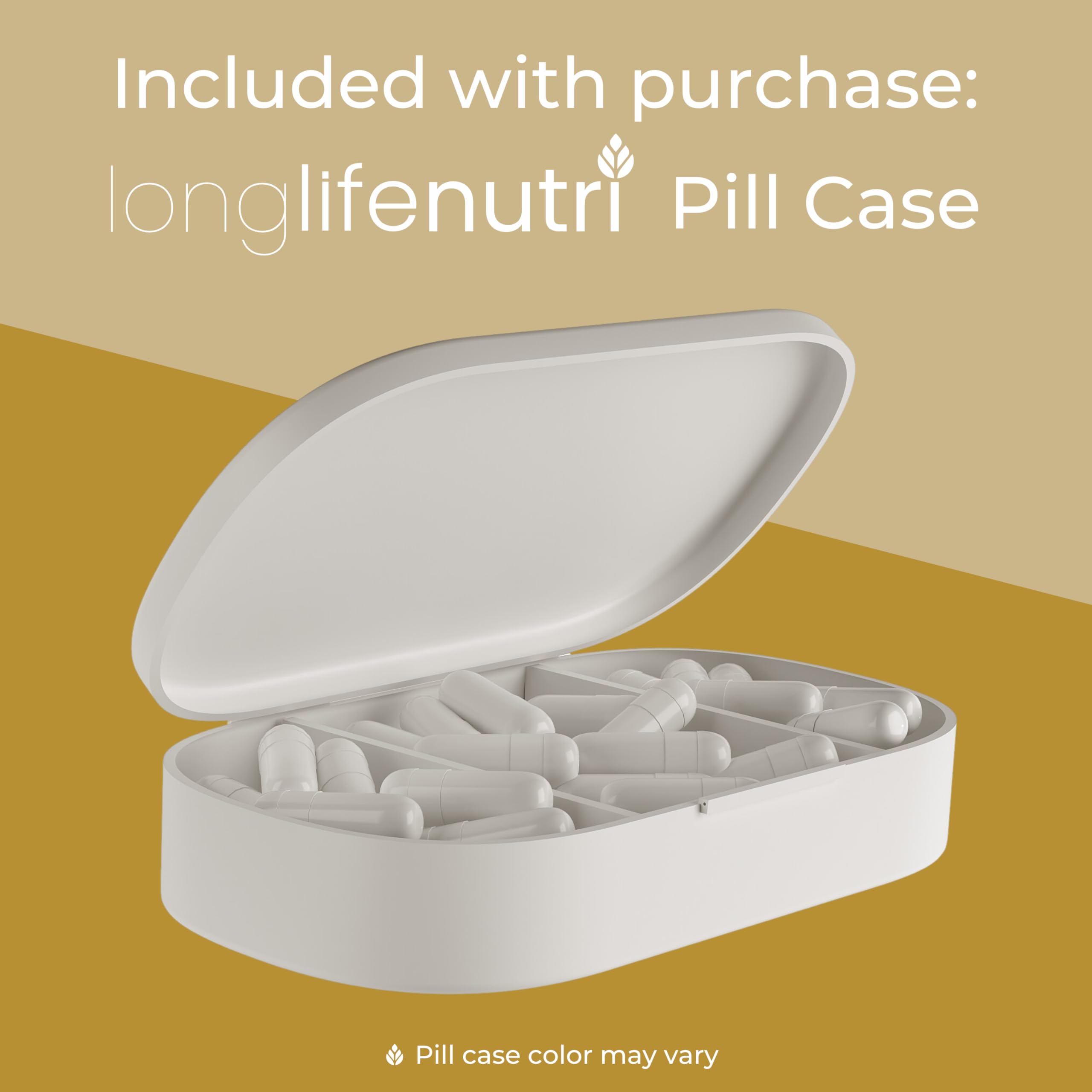 Six-month supply of LongLifeNutri Chrysin capsules