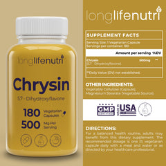 Chrysin derived from passion flower