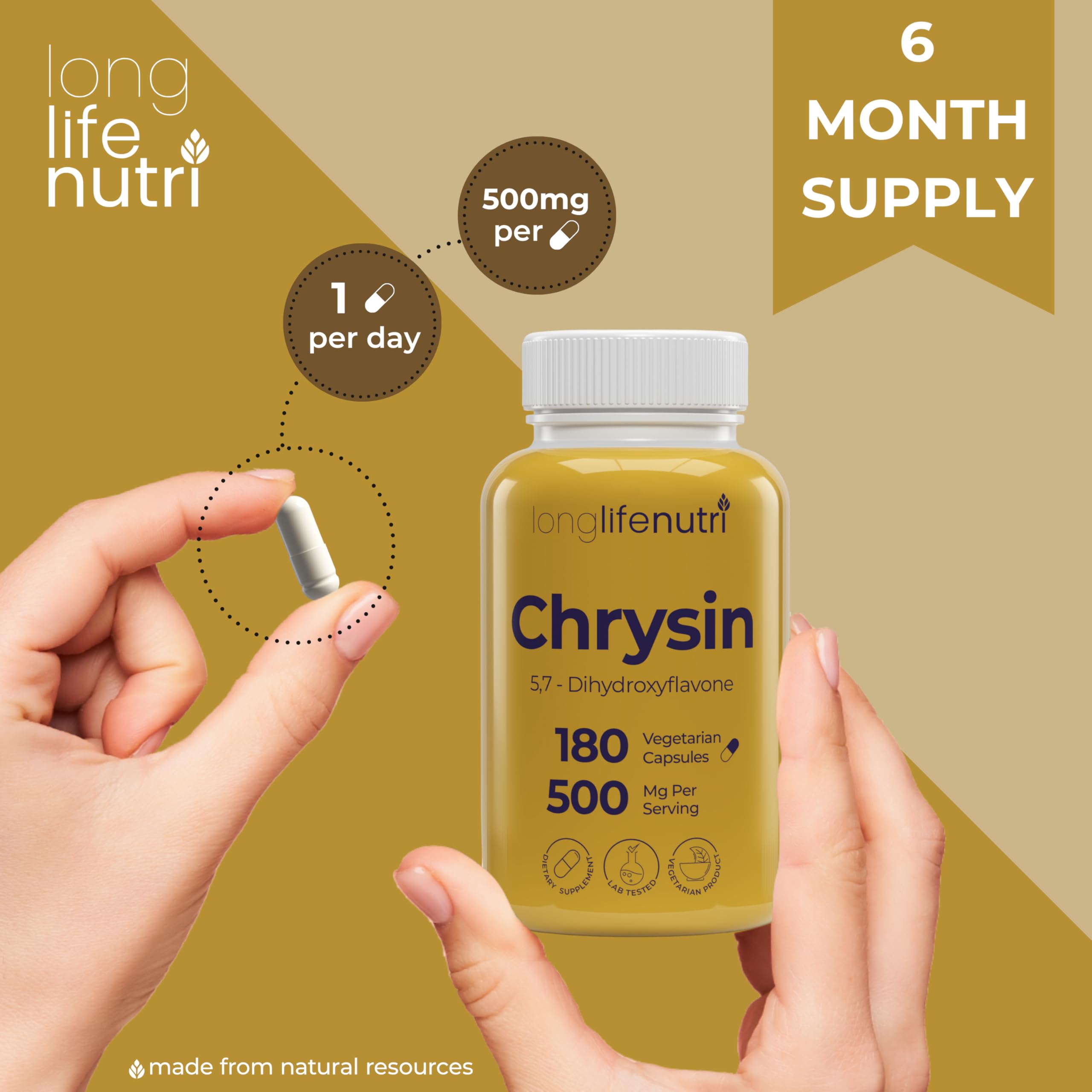 Natural antioxidant support from Chrysin