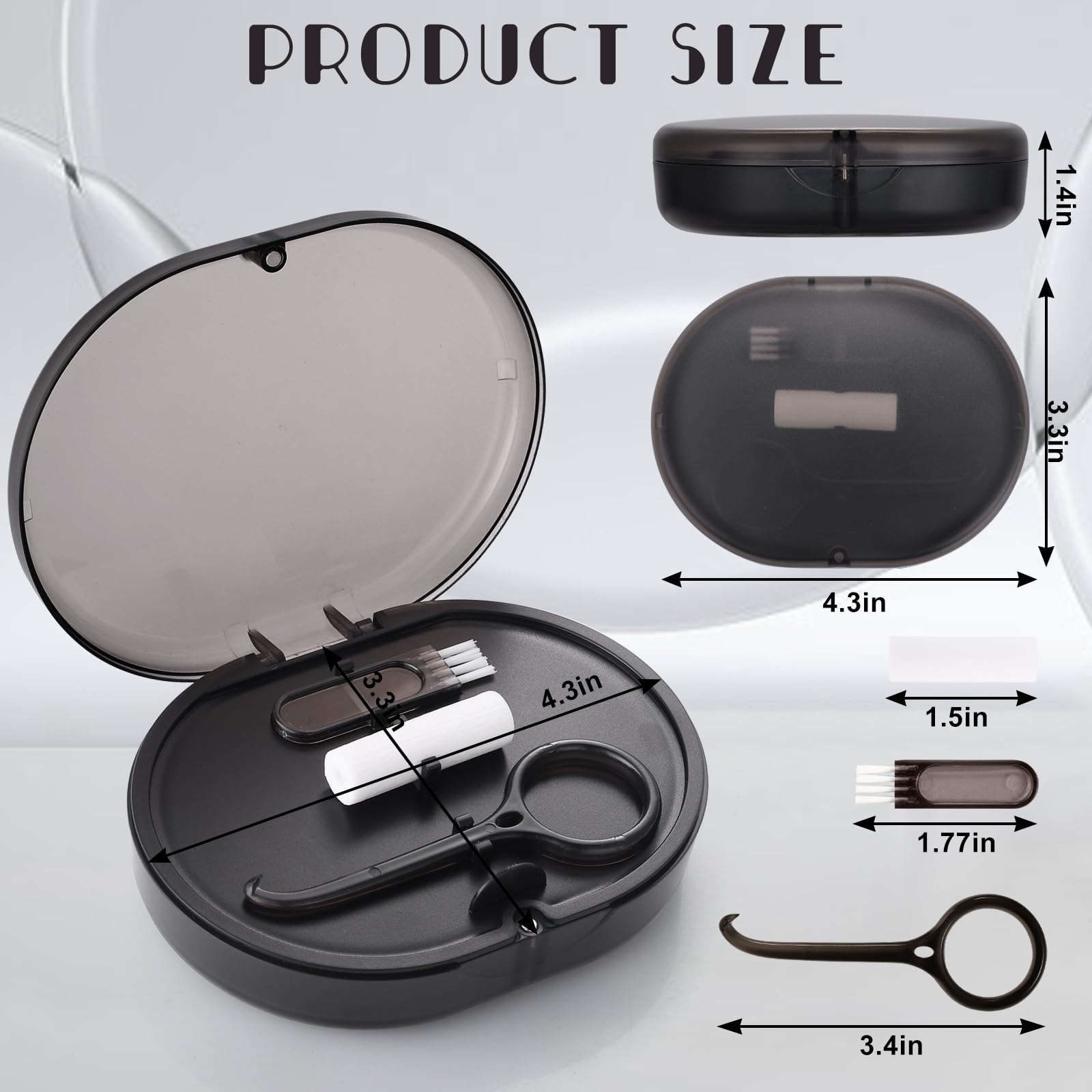 Product bundle shot of LONGMON cleaner and storage case