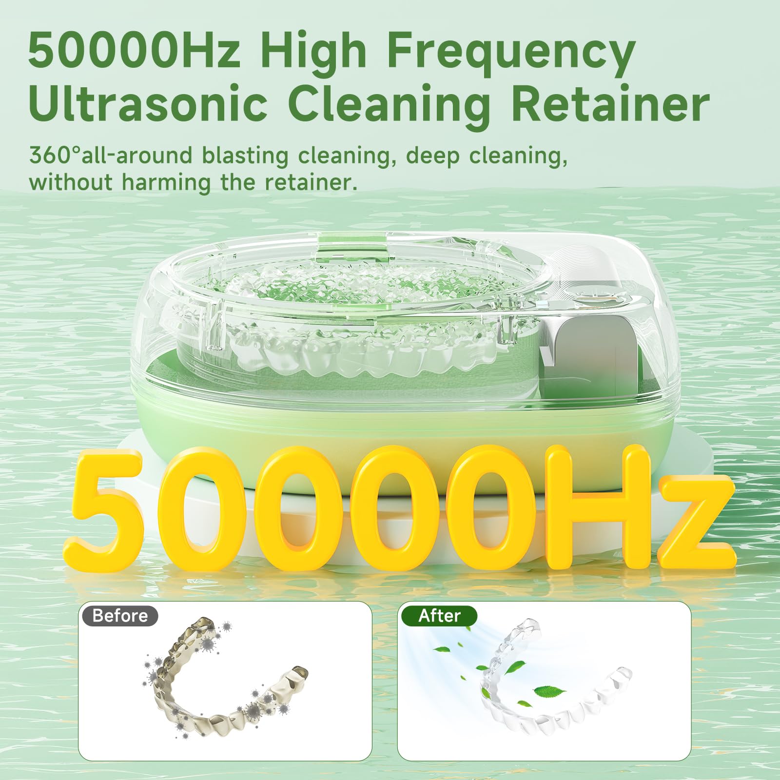 Travel-ready with storage pouch for retainer wearers