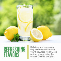 Ingredients: organic maple syrup, lemon juice, cayenne for detox sipping