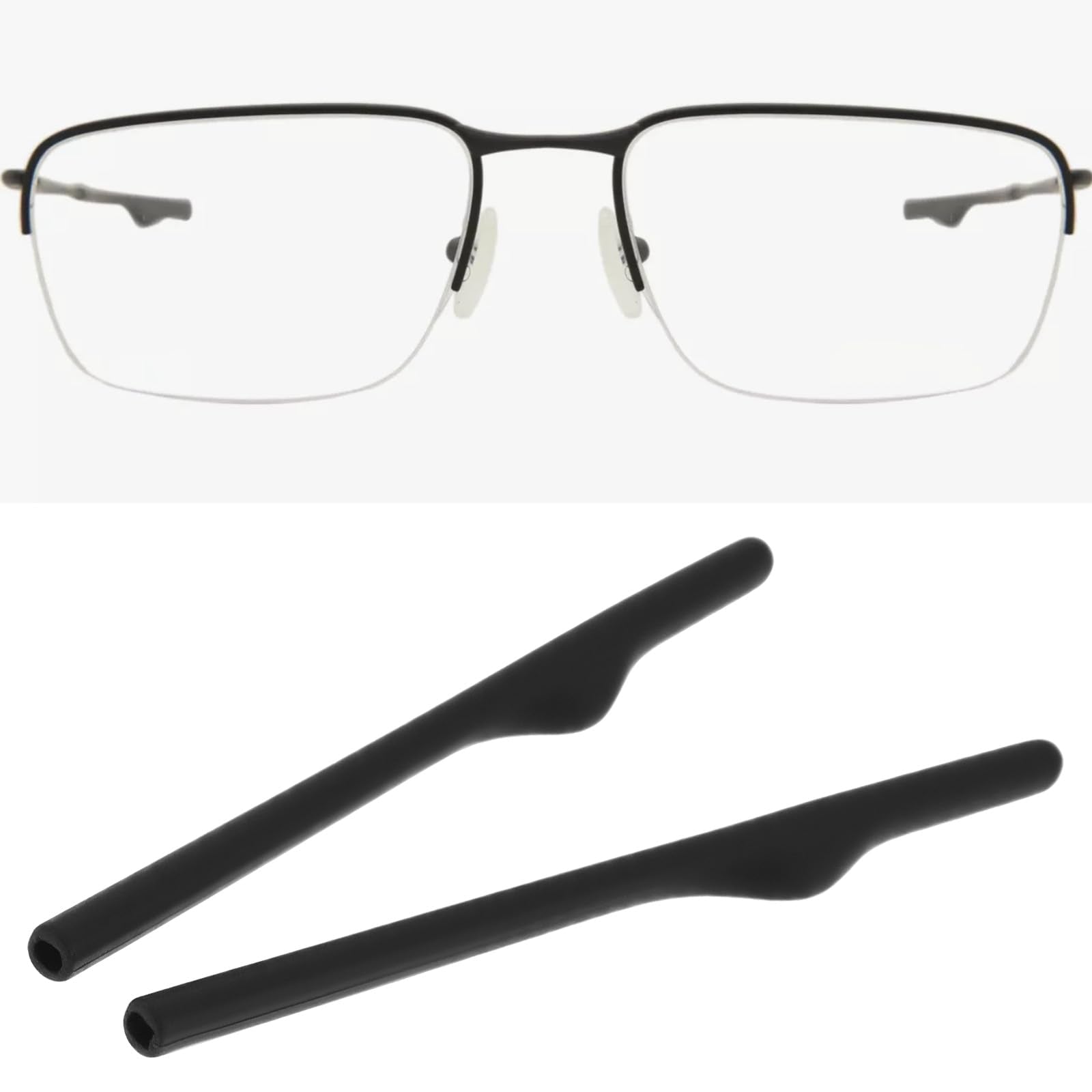 Grip-enhancing design to prevent glasses slipping