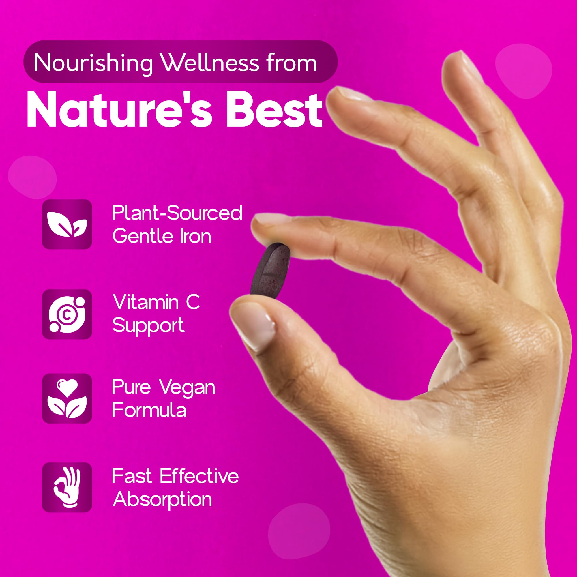 Lifestyle image suggesting energy and wellness from iron supplement