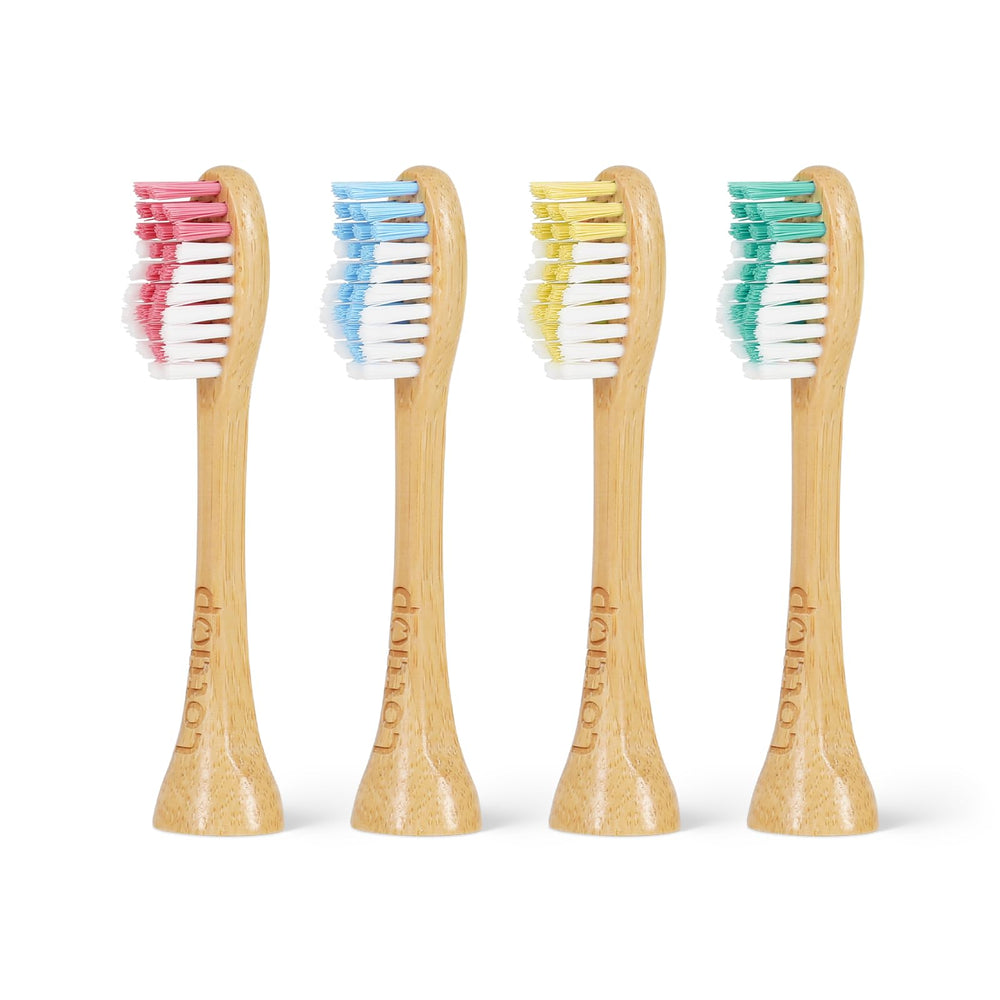 Lottlop bamboo toothbrush heads compatible with Philips One HY1200 HY1100