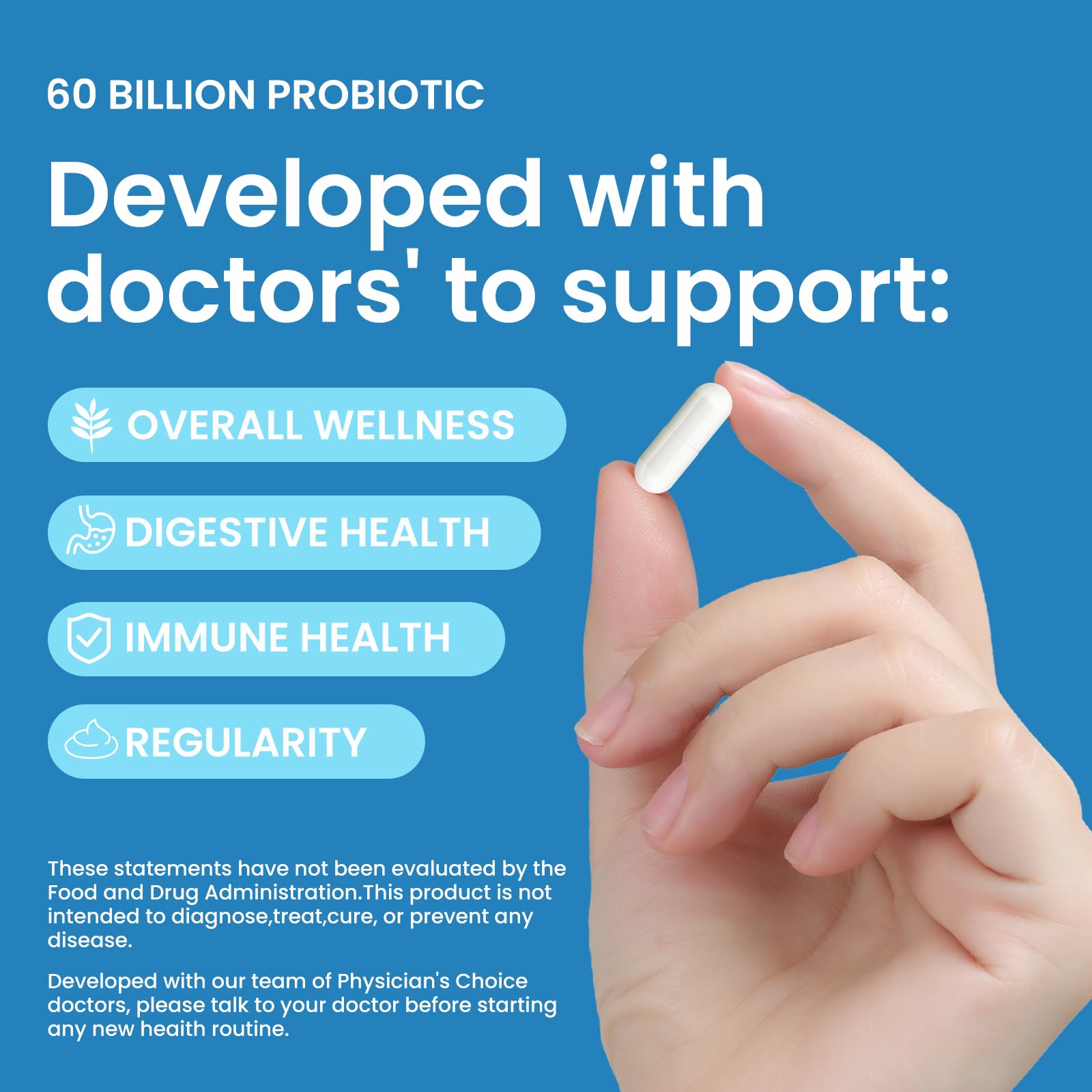 Probiotic bundle with digestive enzymes illustration
