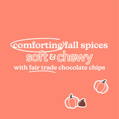 Love + Chew mini cookie ingredients close-up featuring almonds and chia for fiber.