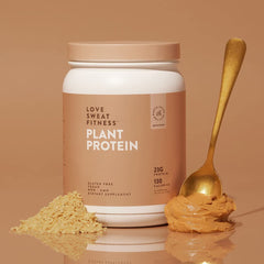 Love Sweat Fitness gluten-free symbol on packaging