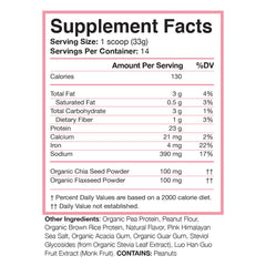 Love Sweat Fitness peanut butter protein scoop ready to mix into shakes