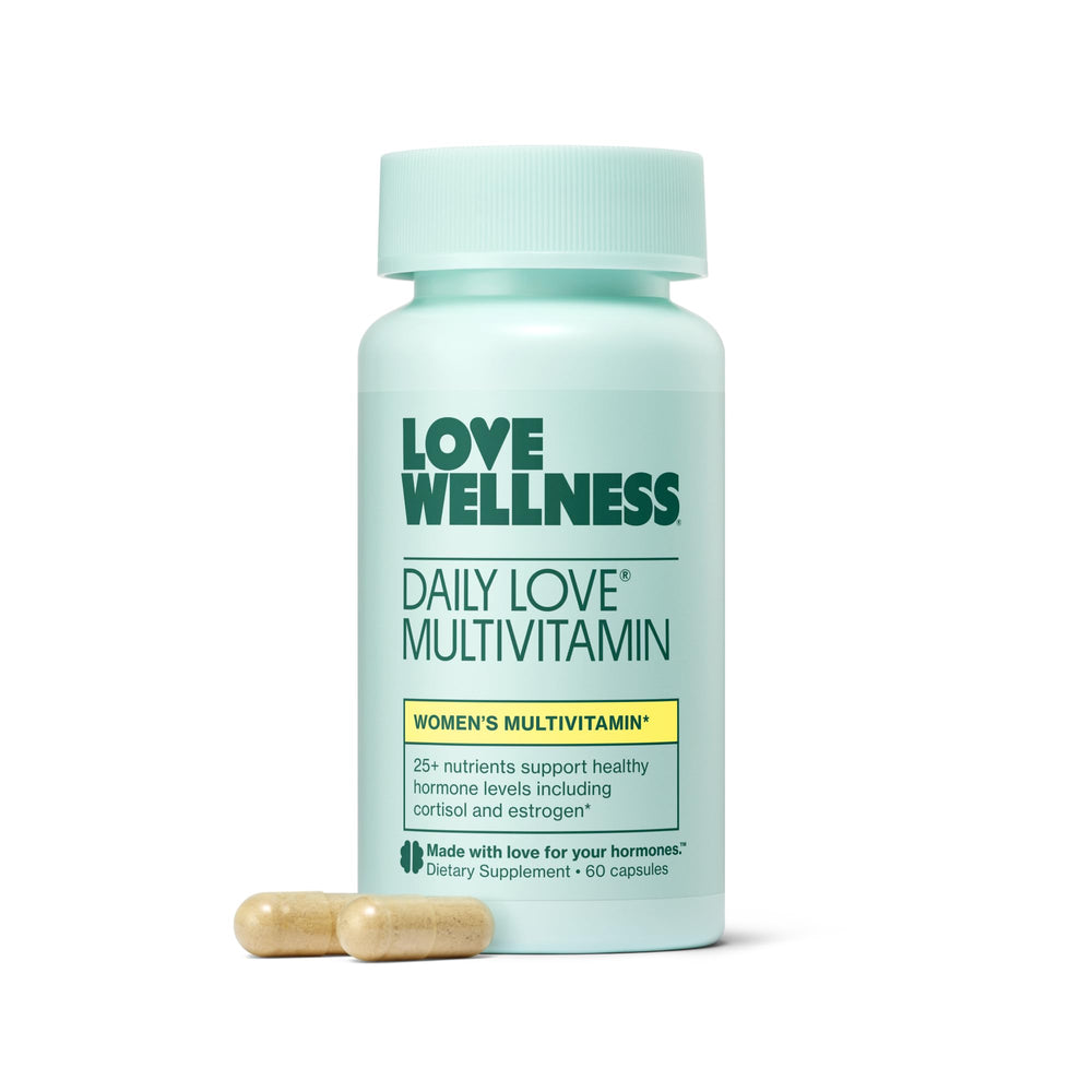 Front view of Love Wellness Daily Love Multivitamin for Women bottle