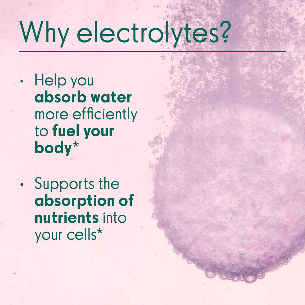 Close-up of vitamins and minerals in the Daily Love Electrolytes formula