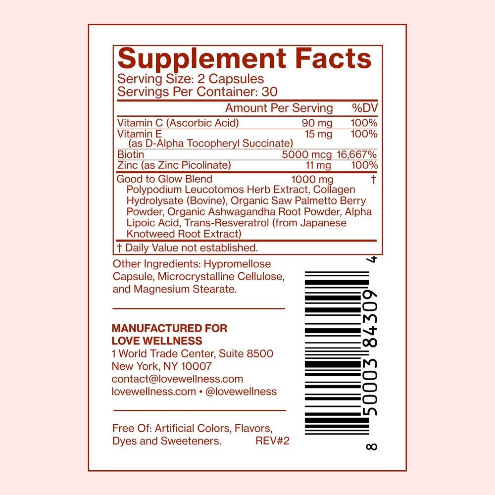 Radiant skin close-up showing glow